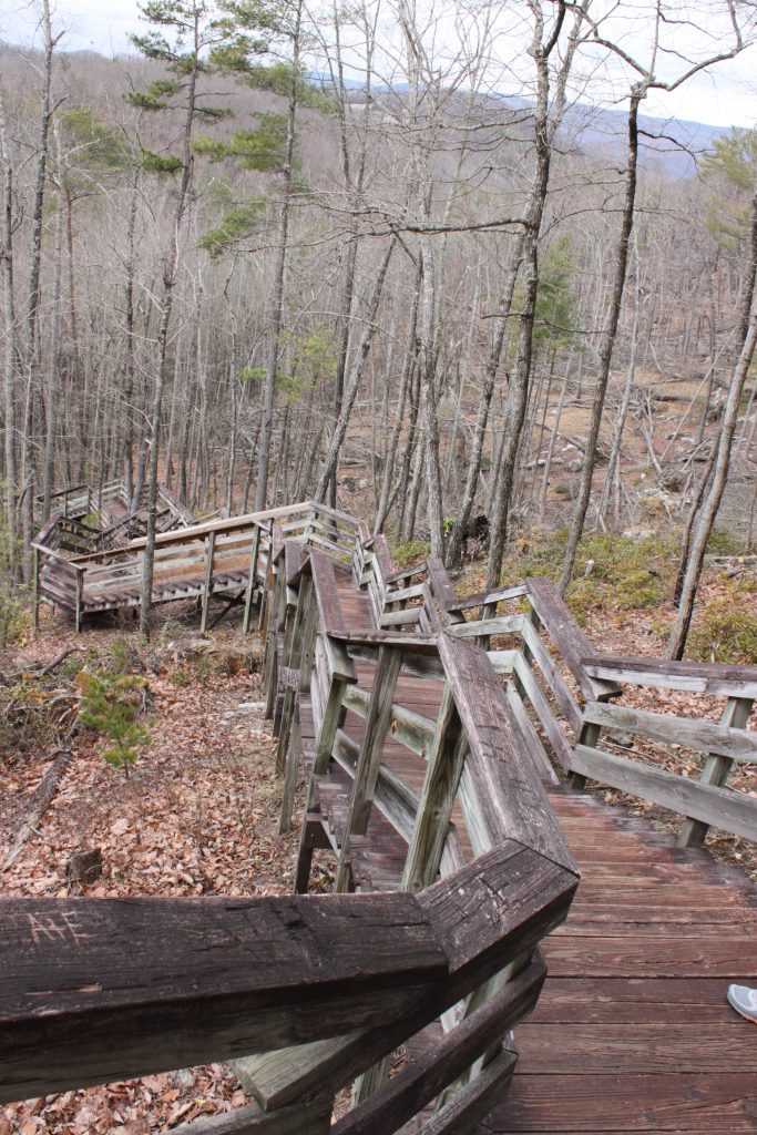 Steep Steps on the Stone Mountain Loop