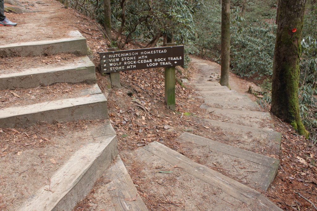 Steep Steps on the Stone Mountain Loop