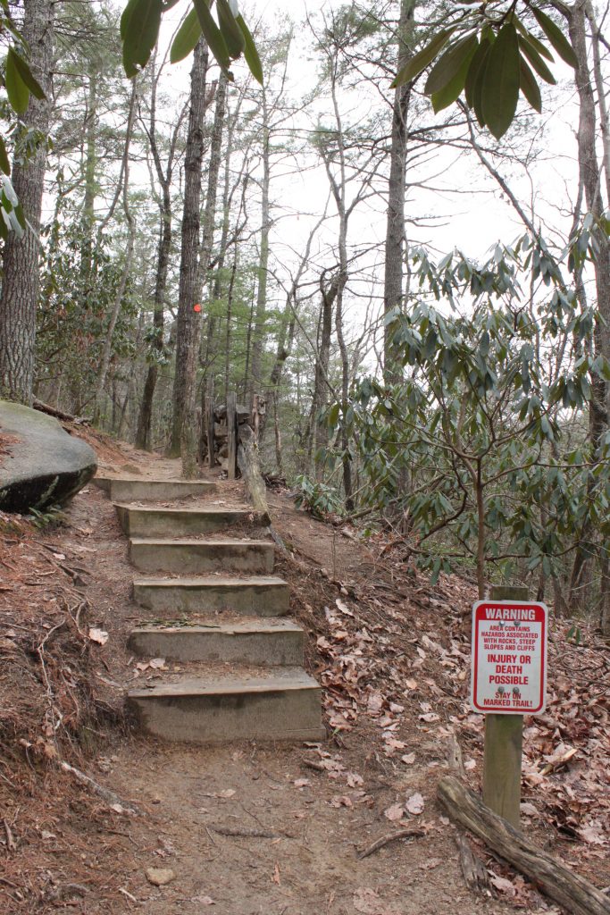 Steep Steps on the Stone Mountain Loop