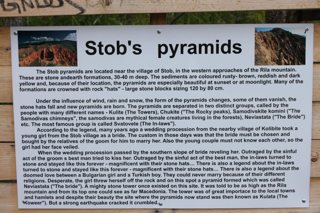 Stob Pyramids, Стобски пирамиди
