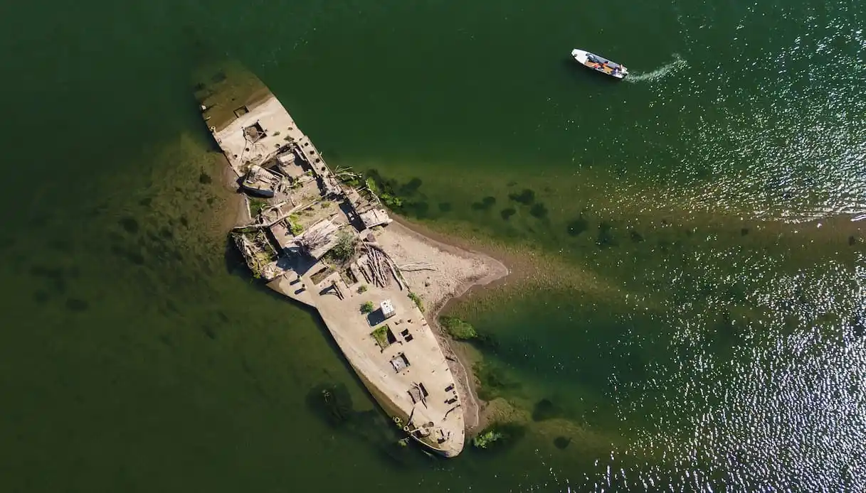 After 113 Years, the Sava’s Titanic Wreck Emerges from the Sava River
