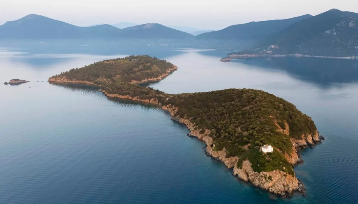Dream Greek Island for Sale with Villas, Olive Trees and Private Beaches