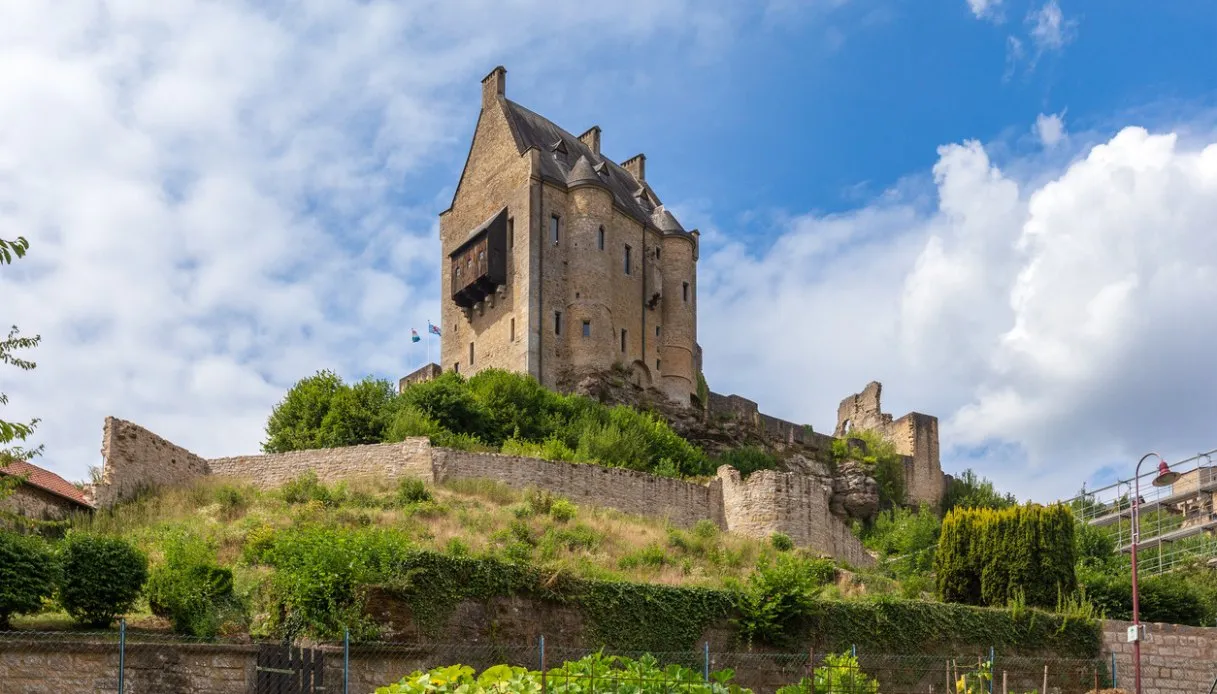 Larochette Castle: Fused with the Rock, Appearing to Crumble